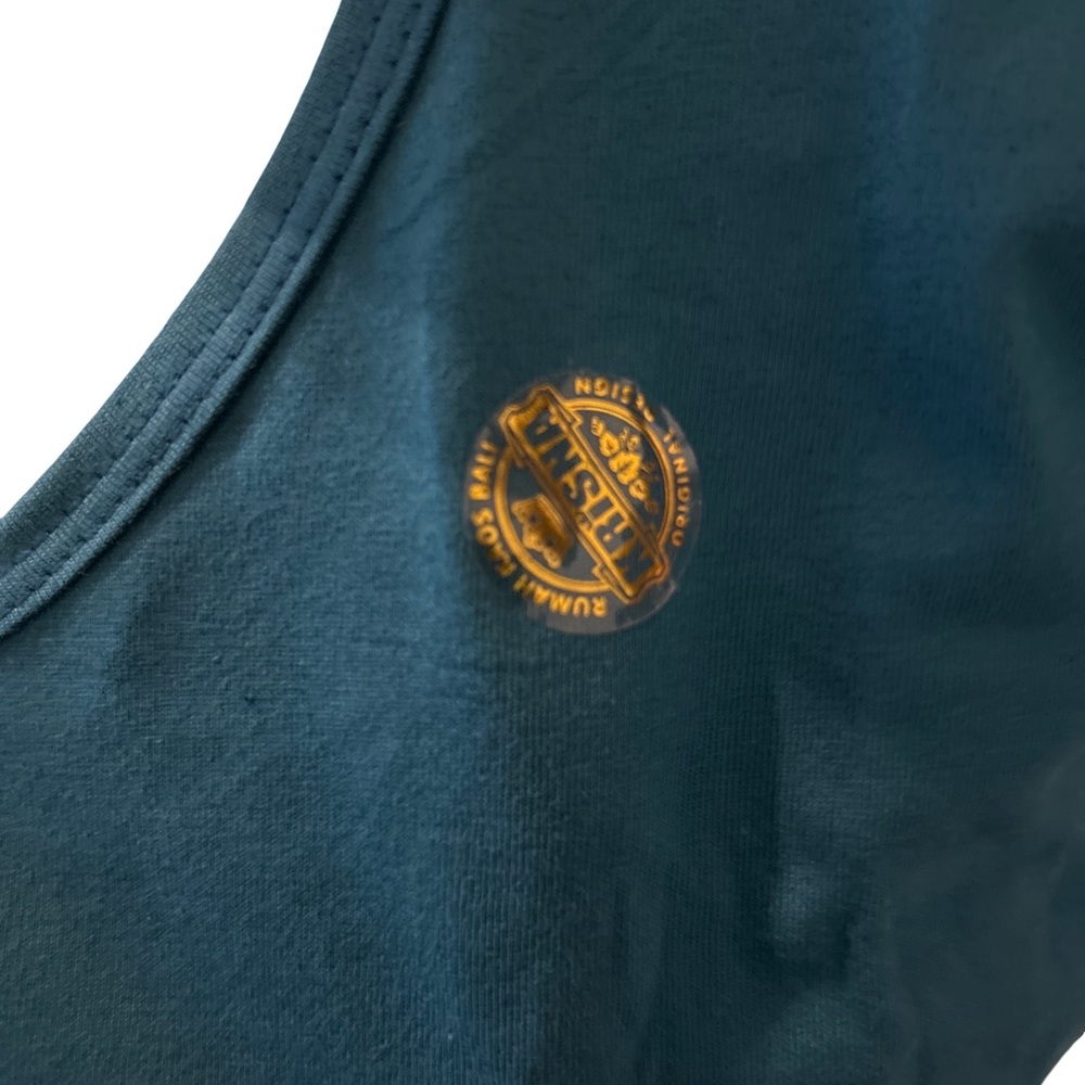 NWT Krisna Bali T-Shirt Women L Teal Barong Demon Mask Graphic Indonesia - Picture 6 of 13